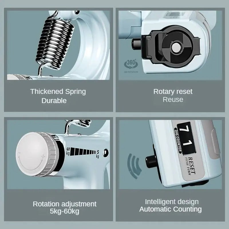 5-60KG ADJUSTABLE HAND GRIP TRAINER